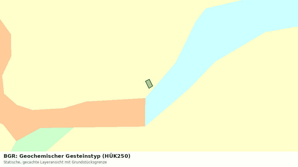 Statische Kartenansicht: BGR: Geochemischer Gesteinstyp (HÜK250)