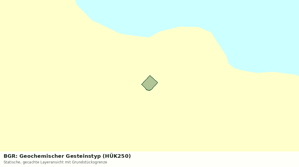 Statische Kartenansicht: BGR: Geochemischer Gesteinstyp (HÜK250)