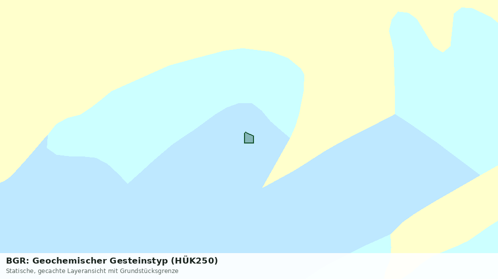 Statische Kartenansicht: BGR: Geochemischer Gesteinstyp (HÜK250)
