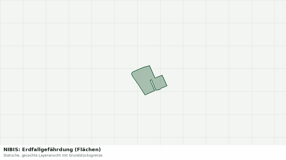 Statische Kartenansicht: NIBIS: Erdfallgefährdung (Flächen)