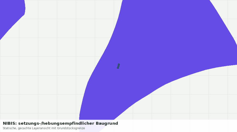 Statische Kartenansicht: NIBIS: setzungs-/hebungsempfindlicher Baugrund