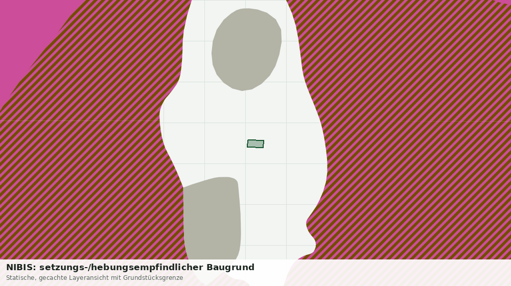 Statische Kartenansicht: NIBIS: setzungs-/hebungsempfindlicher Baugrund