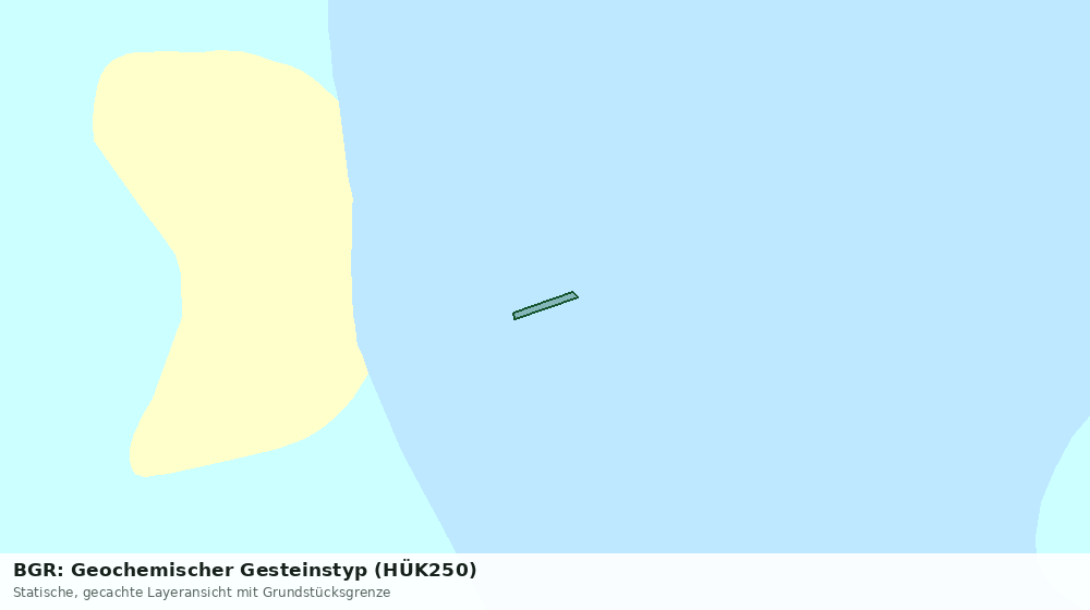 Statische Kartenansicht: BGR: Geochemischer Gesteinstyp (HÜK250)