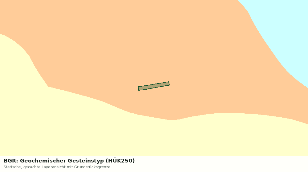 Statische Kartenansicht: BGR: Geochemischer Gesteinstyp (HÜK250)