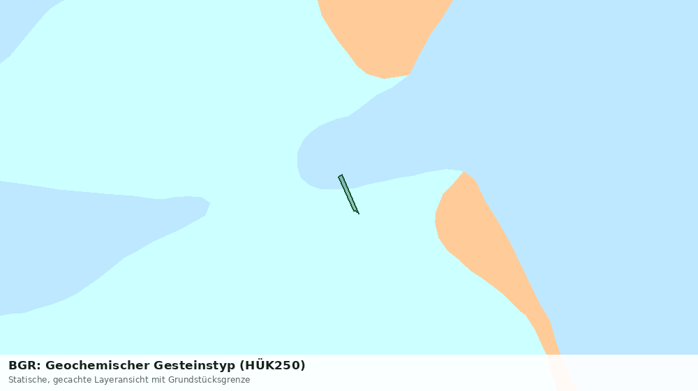 Statische Kartenansicht: BGR: Geochemischer Gesteinstyp (HÜK250)