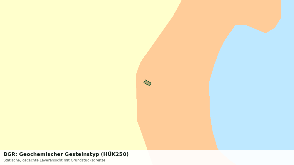 Statische Kartenansicht: BGR: Geochemischer Gesteinstyp (HÜK250)