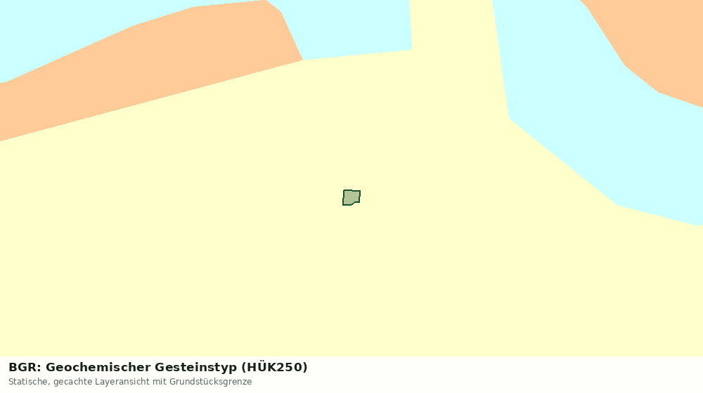 Statische Kartenansicht: BGR: Geochemischer Gesteinstyp (HÜK250)
