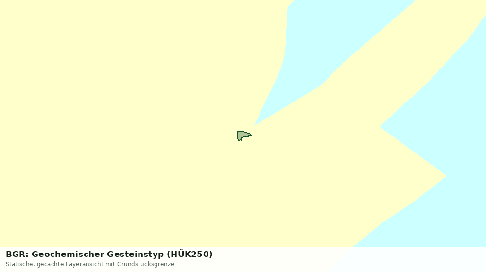Statische Kartenansicht: BGR: Geochemischer Gesteinstyp (HÜK250)