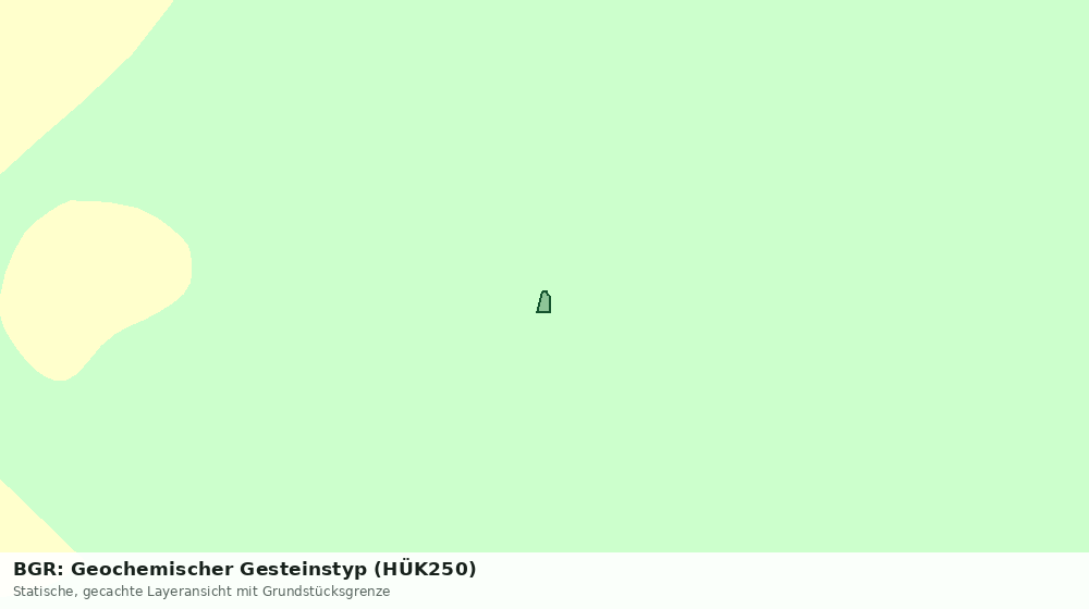 Statische Kartenansicht: BGR: Geochemischer Gesteinstyp (HÜK250)