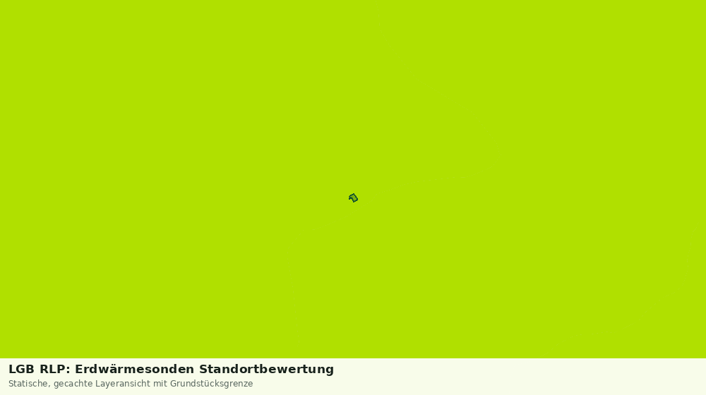 Statische Kartenansicht: LGB RLP: Erdwärmesonden Standortbewertung