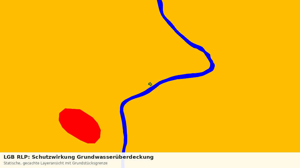 Statische Kartenansicht: LGB RLP: Schutzwirkung Grundwasserüberdeckung