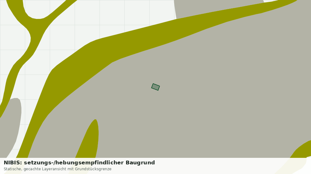 Statische Kartenansicht: NIBIS: setzungs-/hebungsempfindlicher Baugrund