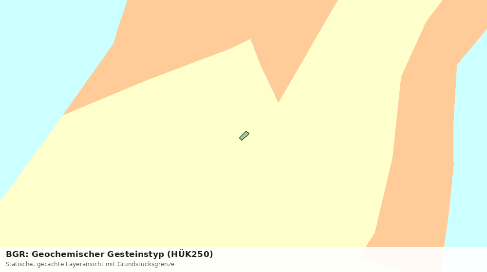 Statische Kartenansicht: BGR: Geochemischer Gesteinstyp (HÜK250)