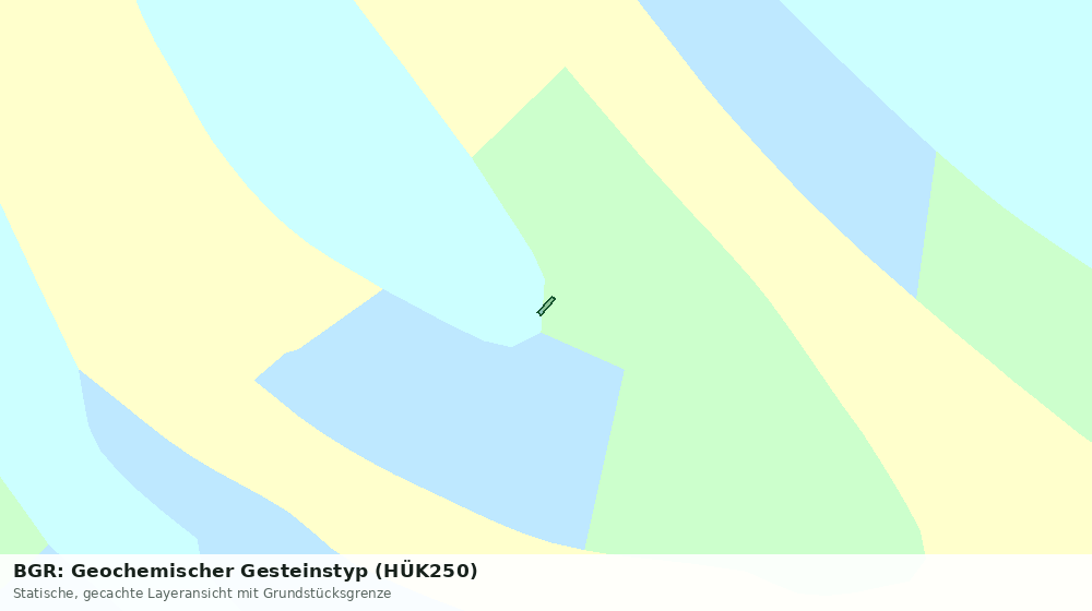 Statische Kartenansicht: BGR: Geochemischer Gesteinstyp (HÜK250)