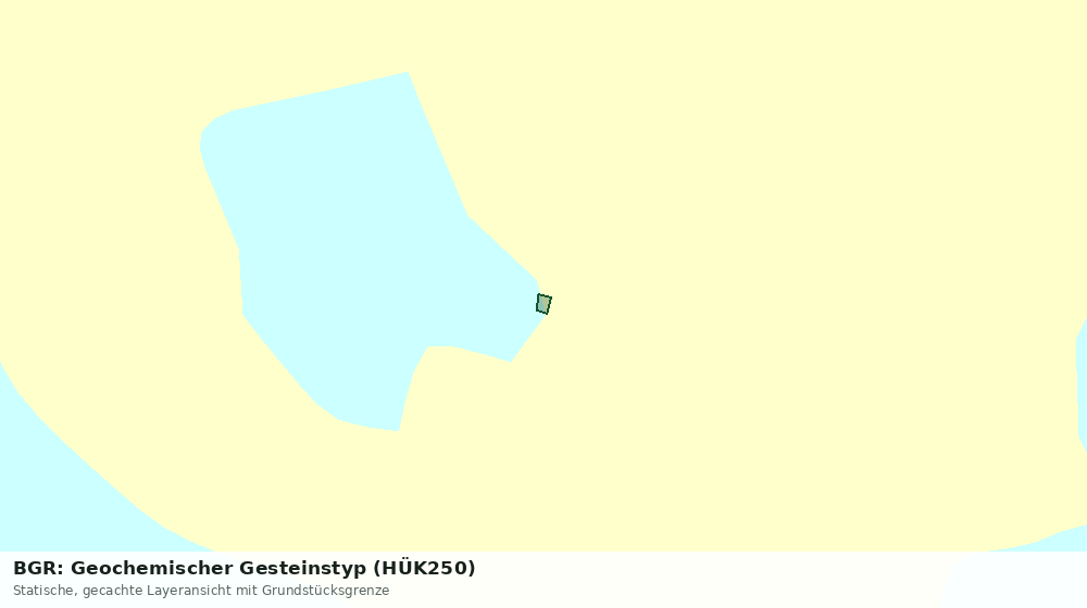 Statische Kartenansicht: BGR: Geochemischer Gesteinstyp (HÜK250)