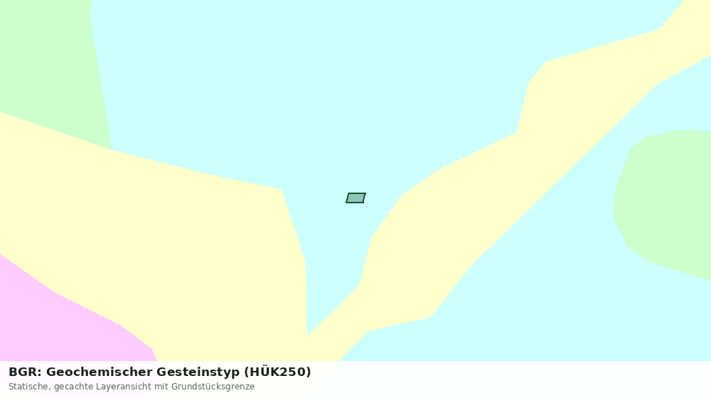 Statische Kartenansicht: BGR: Geochemischer Gesteinstyp (HÜK250)