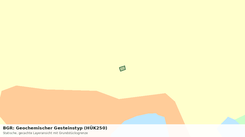 Statische Kartenansicht: BGR: Geochemischer Gesteinstyp (HÜK250)