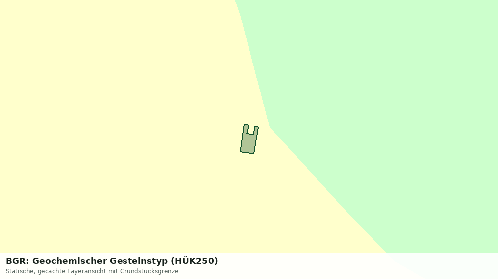 Statische Kartenansicht: BGR: Geochemischer Gesteinstyp (HÜK250)