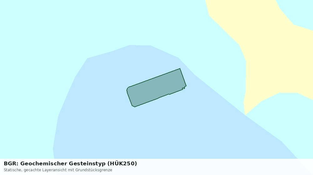 Statische Kartenansicht: BGR: Geochemischer Gesteinstyp (HÜK250)
