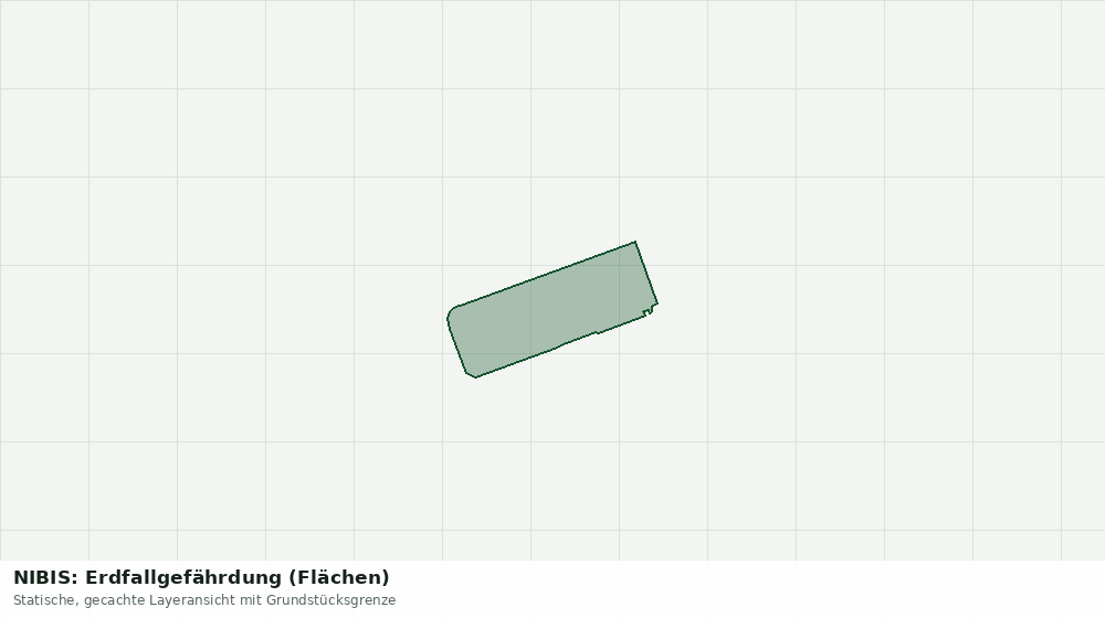 Statische Kartenansicht: NIBIS: Erdfallgefährdung (Flächen)