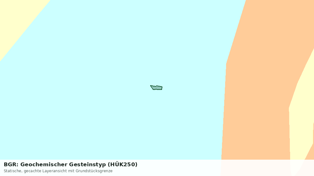 Statische Kartenansicht: BGR: Geochemischer Gesteinstyp (HÜK250)