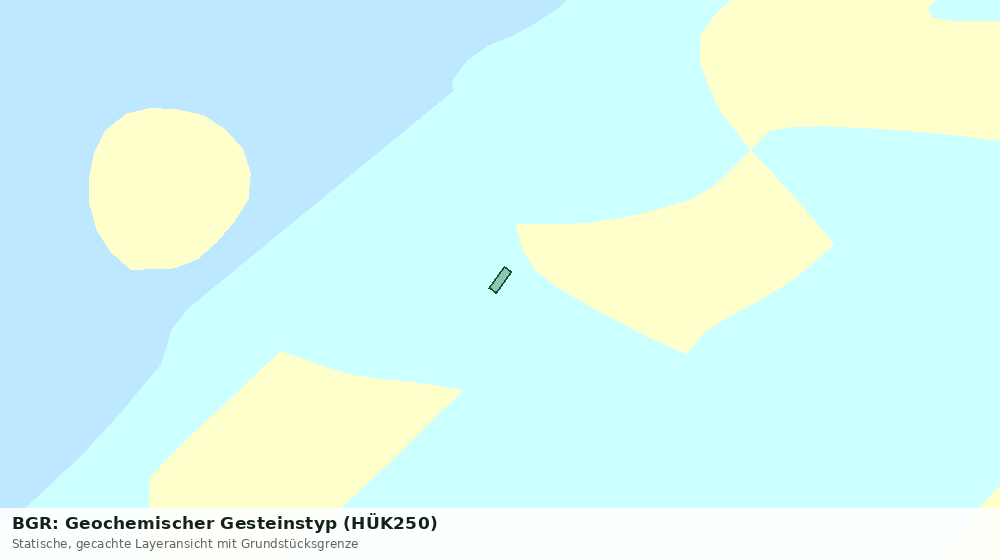 Statische Kartenansicht: BGR: Geochemischer Gesteinstyp (HÜK250)