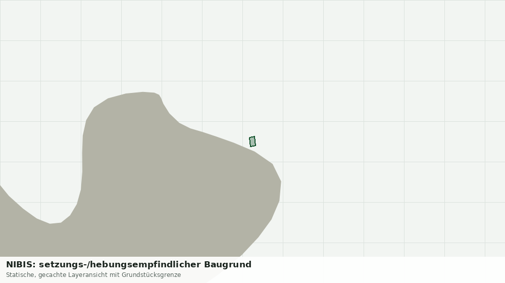 Statische Kartenansicht: NIBIS: setzungs-/hebungsempfindlicher Baugrund