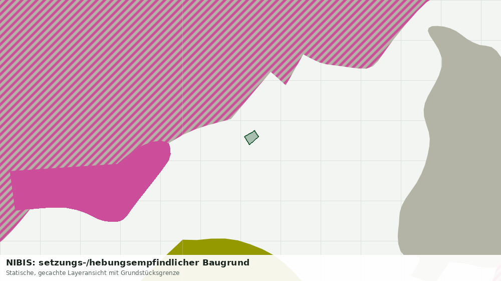 Statische Kartenansicht: NIBIS: setzungs-/hebungsempfindlicher Baugrund