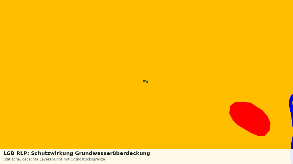 Statische Kartenansicht: LGB RLP: Schutzwirkung Grundwasserüberdeckung
