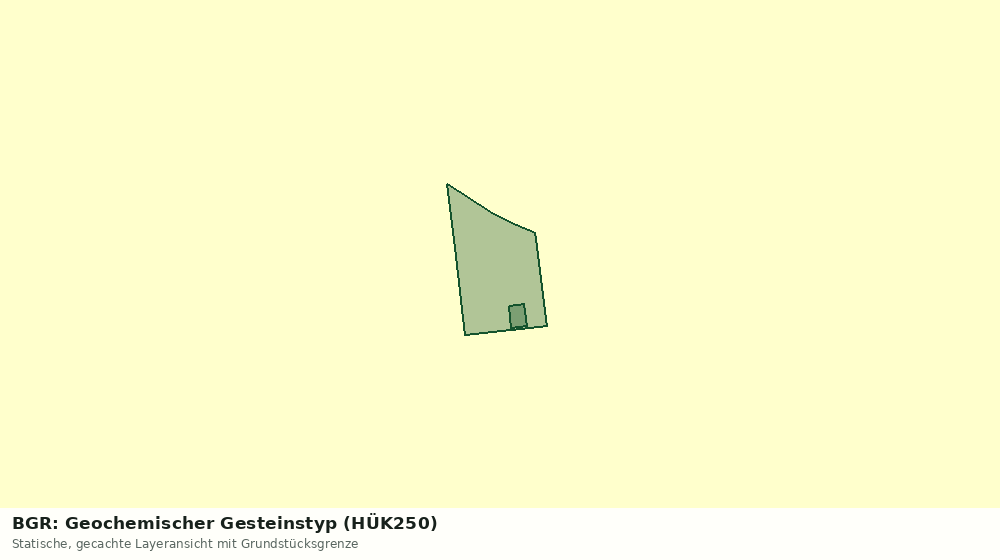 Statische Kartenansicht: BGR: Geochemischer Gesteinstyp (HÜK250)
