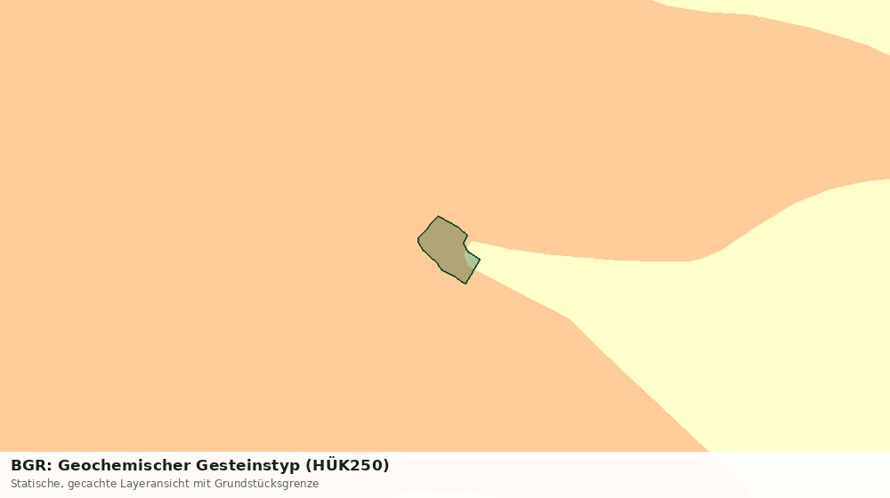 Statische Kartenansicht: BGR: Geochemischer Gesteinstyp (HÜK250)