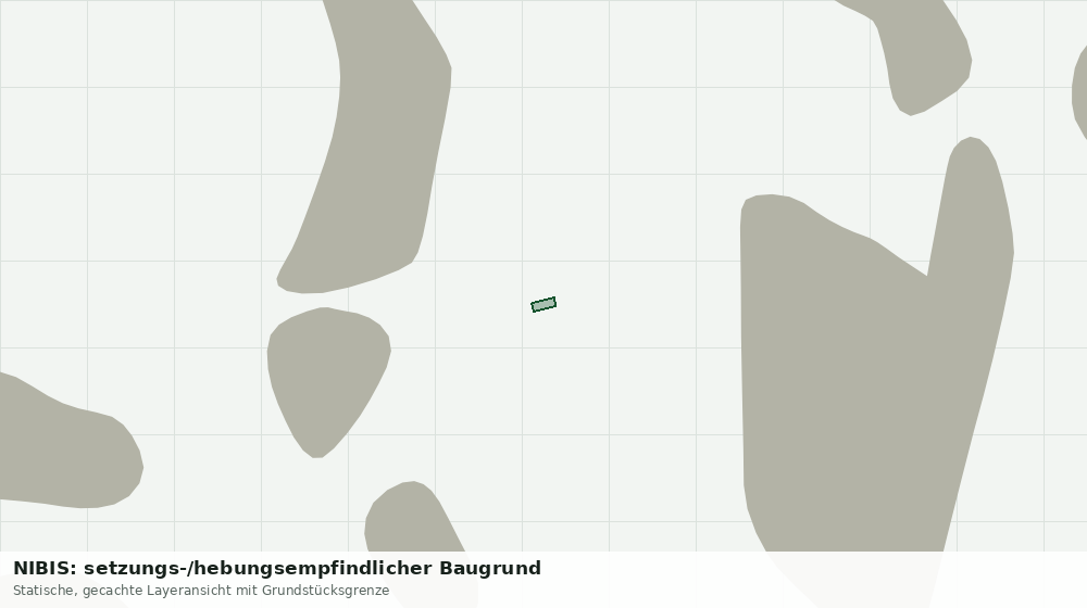 Statische Kartenansicht: NIBIS: setzungs-/hebungsempfindlicher Baugrund