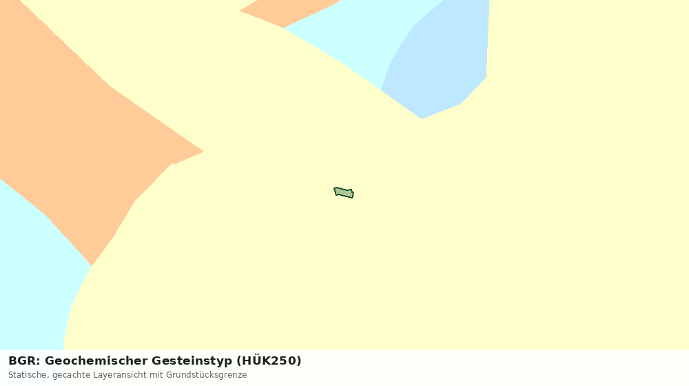 Statische Kartenansicht: BGR: Geochemischer Gesteinstyp (HÜK250)
