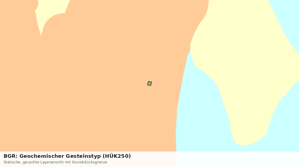 Statische Kartenansicht: BGR: Geochemischer Gesteinstyp (HÜK250)