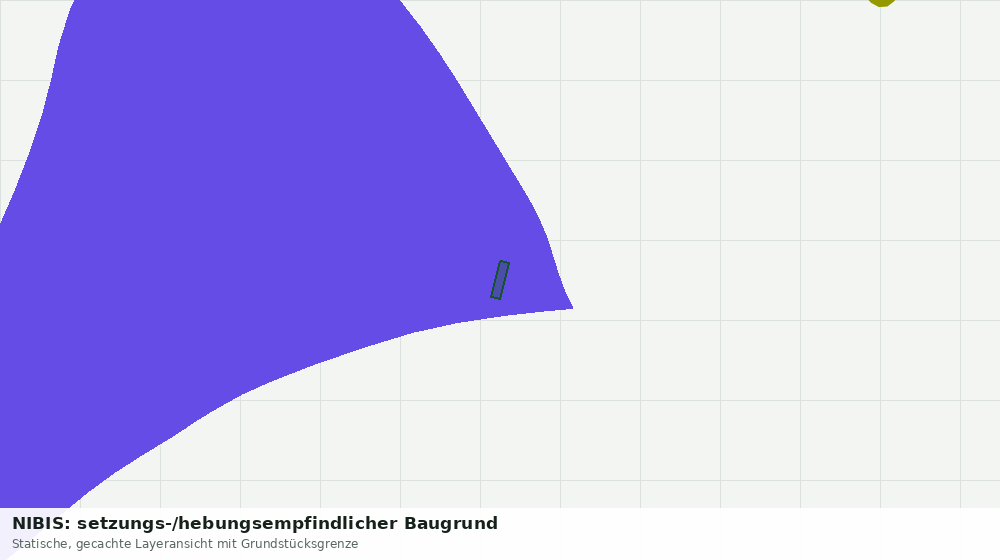 Statische Kartenansicht: NIBIS: setzungs-/hebungsempfindlicher Baugrund