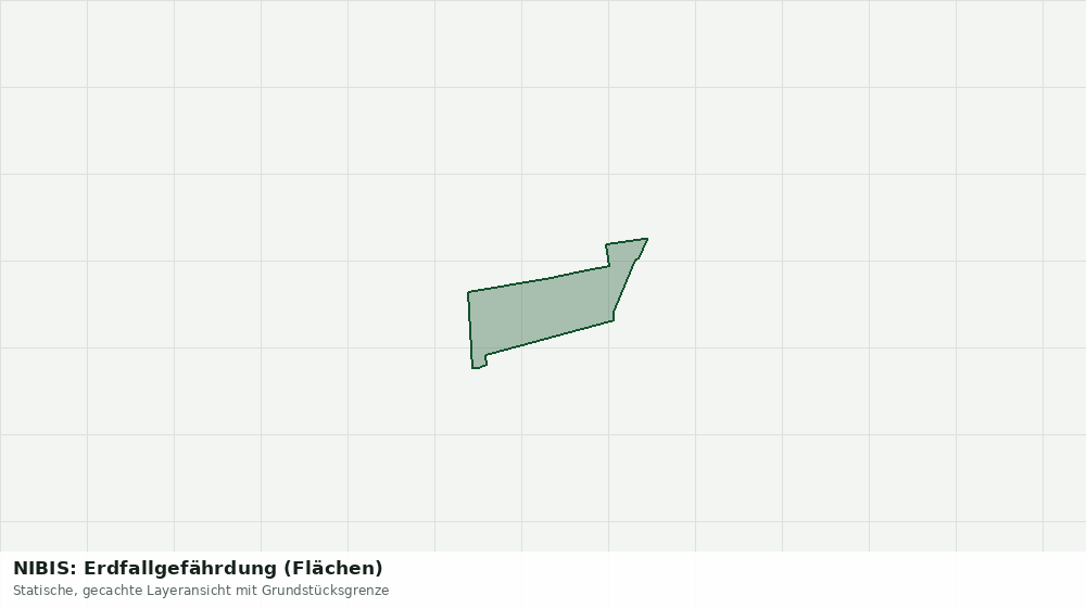 Statische Kartenansicht: NIBIS: Erdfallgefährdung (Flächen)