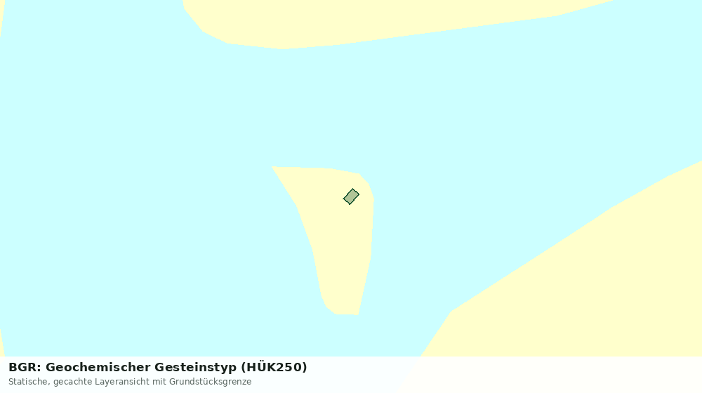 Statische Kartenansicht: BGR: Geochemischer Gesteinstyp (HÜK250)