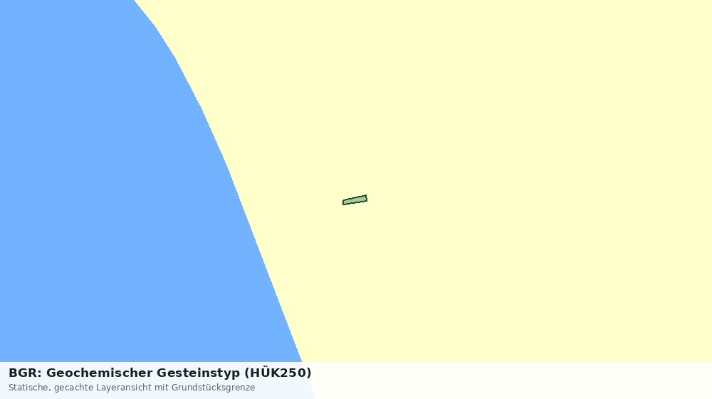 Statische Kartenansicht: BGR: Geochemischer Gesteinstyp (HÜK250)