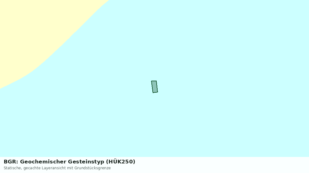 Statische Kartenansicht: BGR: Geochemischer Gesteinstyp (HÜK250)