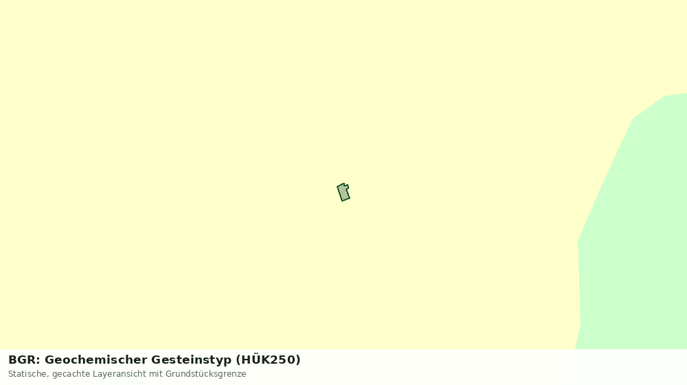 Statische Kartenansicht: BGR: Geochemischer Gesteinstyp (HÜK250)