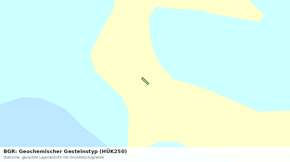 Statische Kartenansicht: BGR: Geochemischer Gesteinstyp (HÜK250)