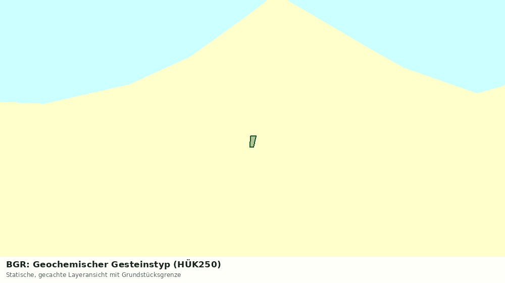 Statische Kartenansicht: BGR: Geochemischer Gesteinstyp (HÜK250)