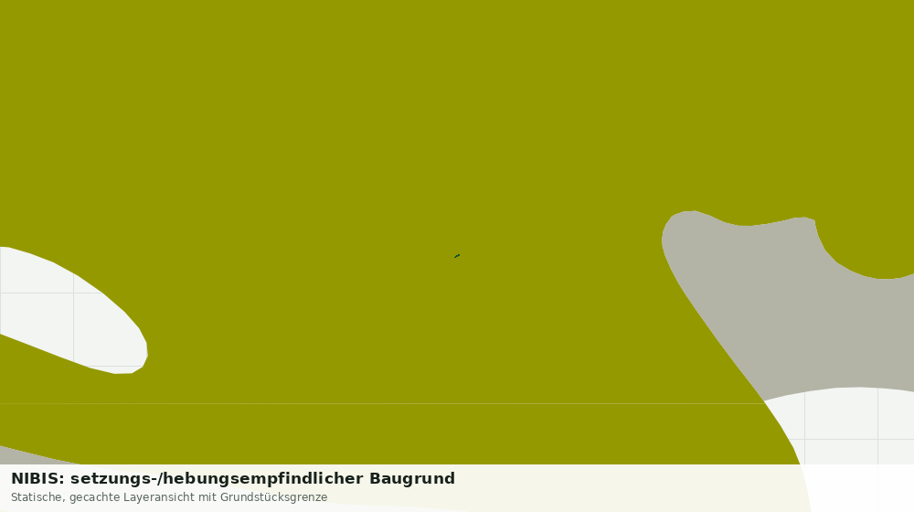 Statische Kartenansicht: NIBIS: setzungs-/hebungsempfindlicher Baugrund