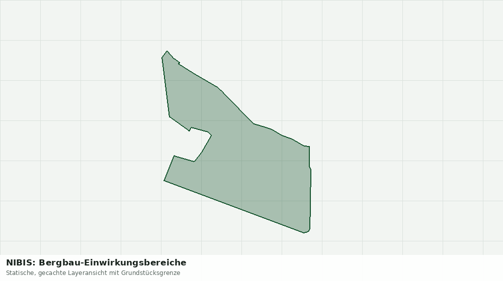 Statische Kartenansicht: NIBIS: Bergbau-Einwirkungsbereiche