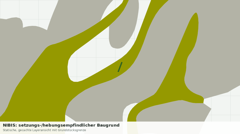 Statische Kartenansicht: NIBIS: setzungs-/hebungsempfindlicher Baugrund