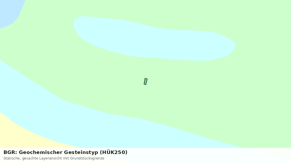 Statische Kartenansicht: BGR: Geochemischer Gesteinstyp (HÜK250)