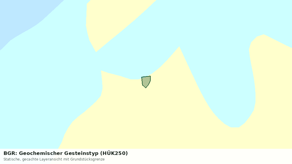 Statische Kartenansicht: BGR: Geochemischer Gesteinstyp (HÜK250)