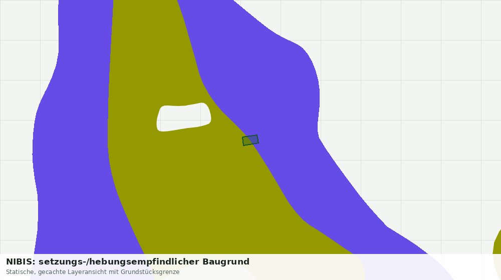 Statische Kartenansicht: NIBIS: setzungs-/hebungsempfindlicher Baugrund