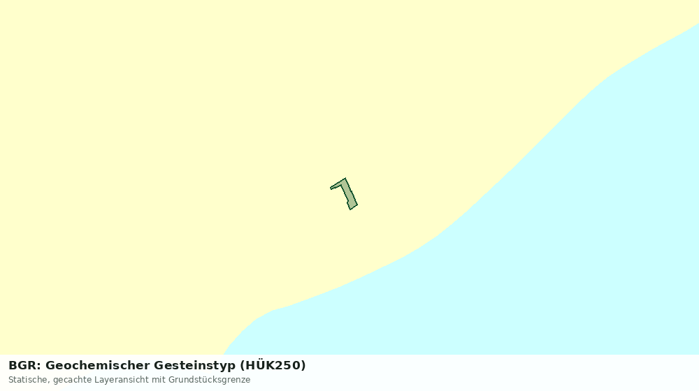 Statische Kartenansicht: BGR: Geochemischer Gesteinstyp (HÜK250)