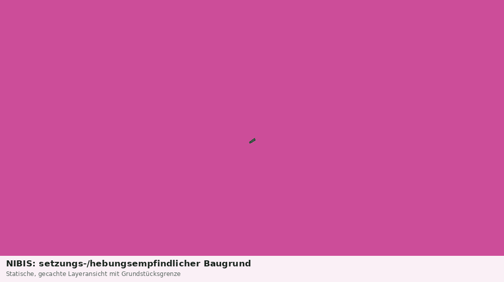 Statische Kartenansicht: NIBIS: setzungs-/hebungsempfindlicher Baugrund